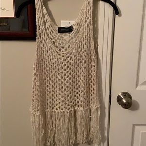 MINK PINK crocheted top